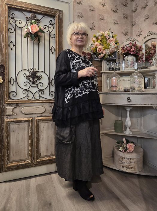 Mara Gibbucci paita 60-94 kaunis frilla helma ja kuosi tuotekuva 2