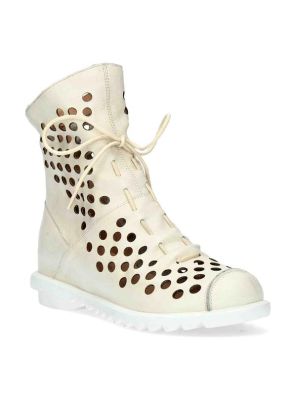 Laura Vita kesäkenkä Cyrielle 11 Blanc tyylikäs valkoinen hauskat nauhat