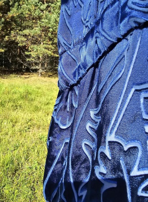 Grizas tunika 52518 (281) syksyinen sininen kaunis paitamainen malli tuotekuva 4