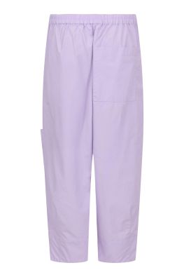 NOEN housut 81462 Lila mukava puuvilla joustavalla vyötäröllä