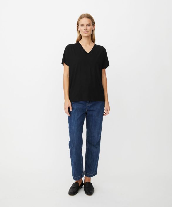 MASAI paita Badu Musta pehmeä jersey viskoosi tuotekuva 1