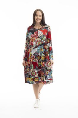 ORIENTIQUE Orientique mekko 91200 Staying Alive aivan upea printti viskoositrikoossa