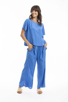 ESCAPE Escape essential toppi 32381 Blue kaunis sininen perus toppi, todella mukava