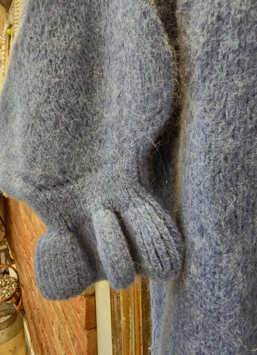 Marta du Château pörröinen neulejakku 2413 Jeans farkun sininen todella mukava pörröneule tuotekuva 2 Marta du Château pörröinen neulejakku 2413 Jeans farkun sininen todella mukava pörröneule tuotekuva 2