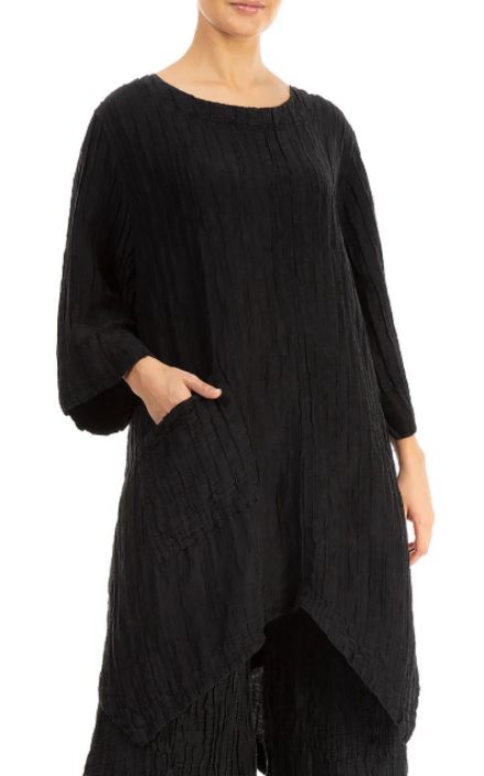 Grizas klassikko tunika 5134 Musta upea jokaisen vaatekaapin kulmakivi tuotekuva 2