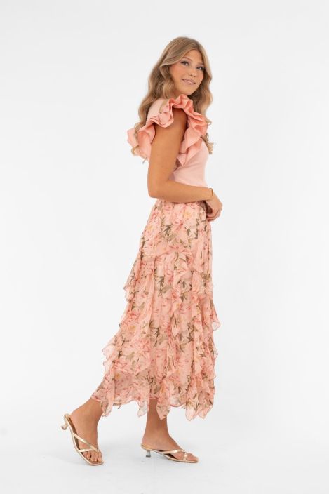 Capri Collection hame Blossom ihana sifonki kukkakuosi tuotekuva 5 Capri Collection hame Blossom ihana sifonki kukkakuosi tuotekuva 5