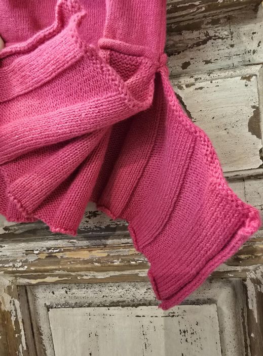 NOEN neule 83665 Pinkki uniikin mallinen paksumpi neule tuotekuva 2