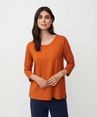 MASAI MASAI paita Cecille Jersey perus viskoositrikoo Autumnal