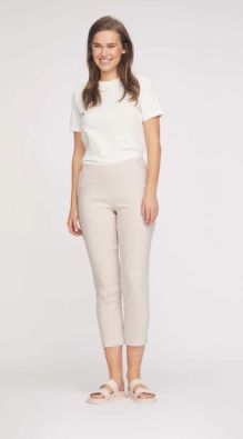 LAURIE Laurie housut 100563 Taylor regular cropped Sand beige mukava uusi laatu